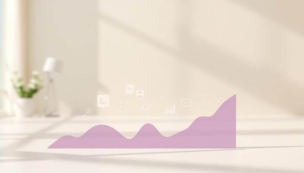 A sleek, minimalist illustration depicting the concept of "聯徵次數" (credit inquiries). In the foreground, a stylized graph or chart visualizes the data, with clean lines and a muted color palette evoking a sense of digital elegance. The middle ground features subtle geometric shapes or icons representing credit applications, accounts, and transactions, all arranged in a visually harmonious manner. The background is a softly blurred, neutral-toned environment, allowing the key visual elements to take center stage and convey the topic of "數位帳戶申請與聯徵次數" with clarity and sophistication. Lighting is natural and diffused, creating a sense of depth and dimensionality. The overall aesthetic is modern, minimalist, and information-driven, suitable for the specific context of the article.