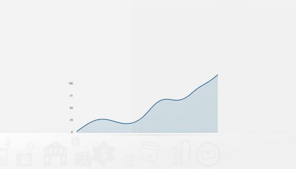 A stylish, minimalist infographic depicting the concept of "聯徵次數" or credit inquiries. Set against a clean, elegant background, the foreground features a sleek, modern graph or chart visualizing the impact of credit card applications on the number of credit inquiries. The graph's lines and shapes are rendered in a sophisticated color palette, perhaps shades of blue or gray, conveying a sense of data-driven professionalism. The middle ground showcases a few simplified icons or illustrations related to credit cards and financial accounts, subtly complementing the central data visualization. The background maintains a sense of balance and restraint, allowing the infographic elements to take center stage. The overall mood is one of informative clarity, data-driven insights, and a polished, high-quality aesthetic suitable for a financial article.